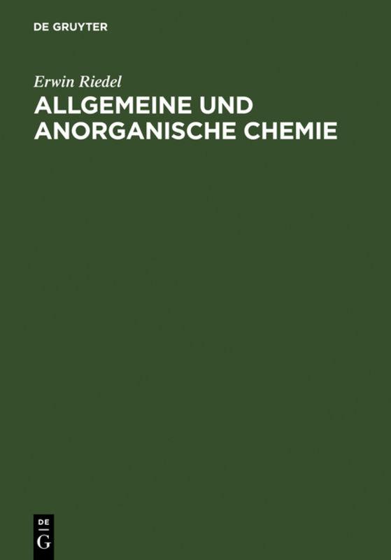 Cover-Bild Allgemeine und anorganische Chemie