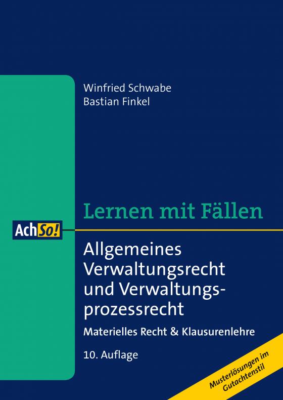 Cover-Bild Allgemeines Verwaltungsrecht und Verwaltungsprozessrecht