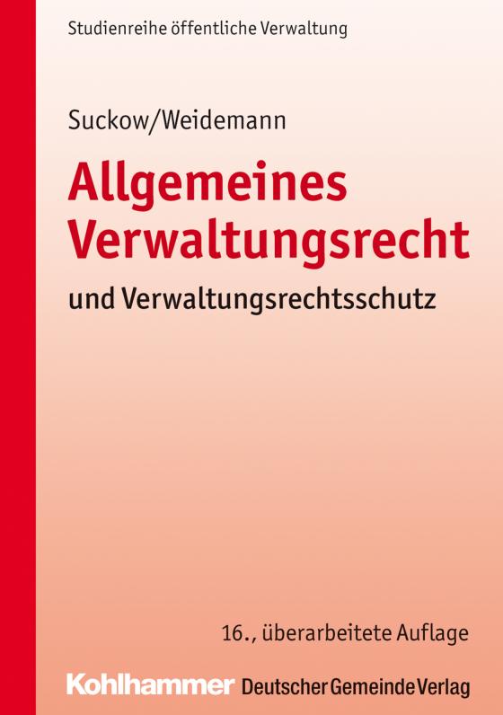 Cover-Bild Allgemeines Verwaltungsrecht und Verwaltungsrechtsschutz