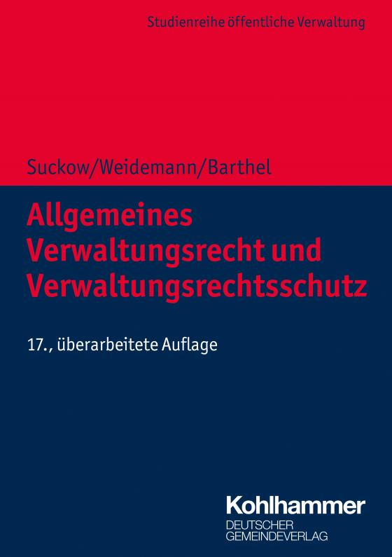 Cover-Bild Allgemeines Verwaltungsrecht und Verwaltungsrechtsschutz