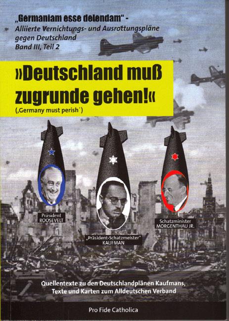 Cover-Bild Alliierte Vernichtungs- und Ausrottungspläne gegen Deutschland Band 3 Teil 2