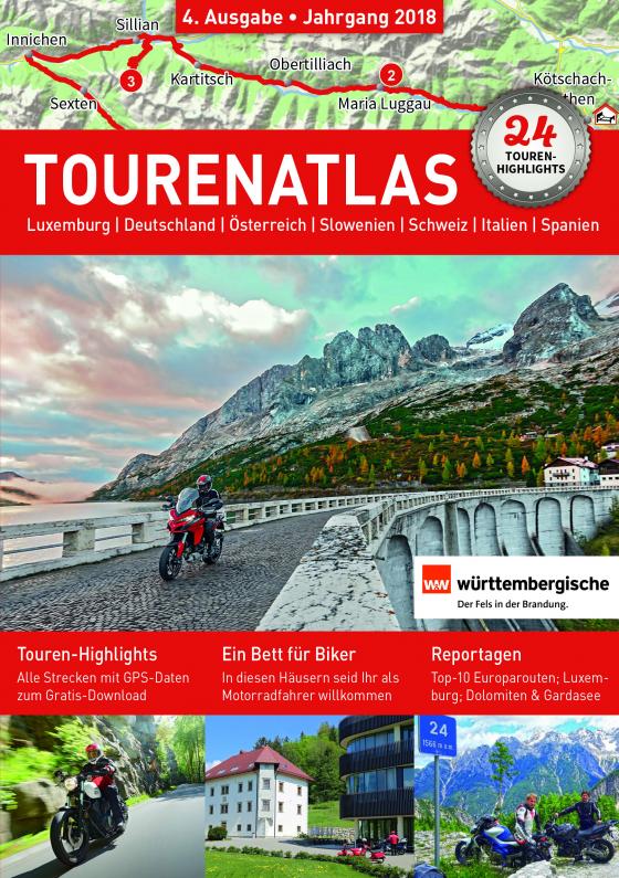 Cover-Bild ALPENTOURER TOURENATLAS EUROPA