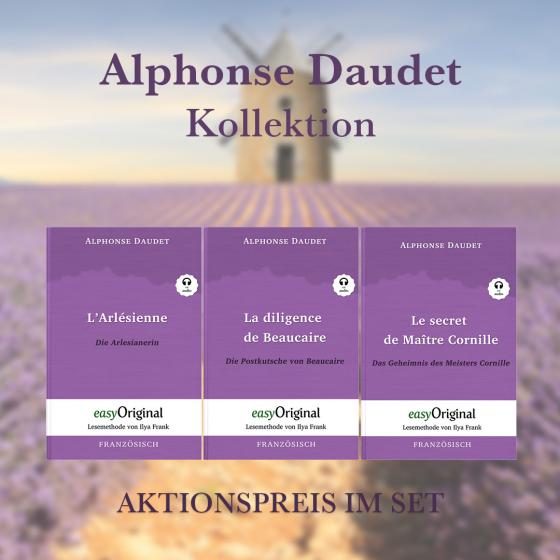 Cover-Bild Alphonse Daudet Kollektion (Bücher + 3 Audio-CDs) - Lesemethode von Ilya Frank