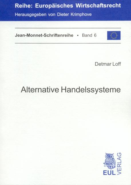 Cover-Bild Alternative Handelssysteme