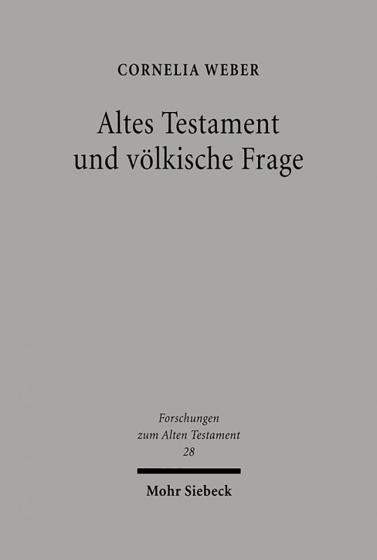 Cover-Bild Altes Testament und völkische Frage