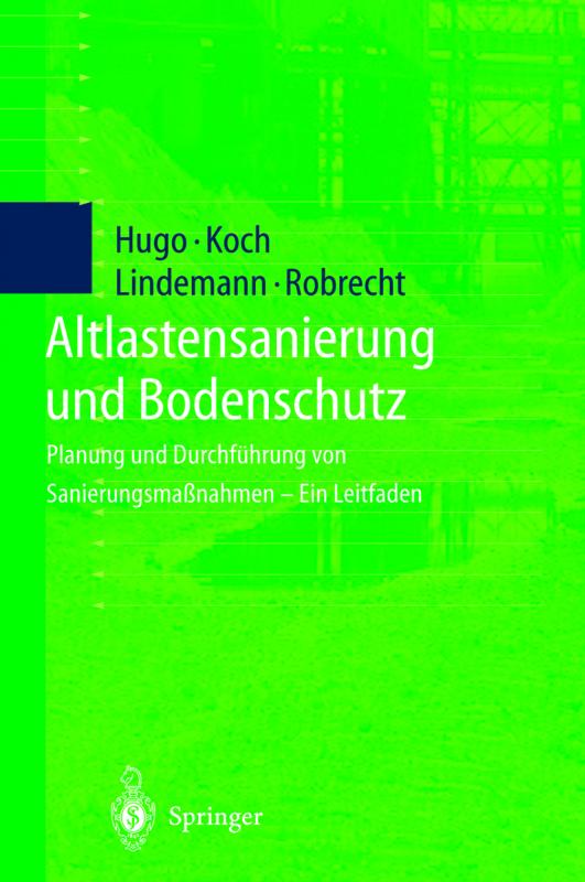 Cover-Bild Altlastensanierung und Bodenschutz