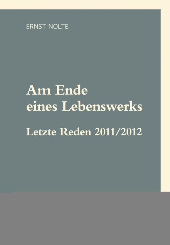 Cover-Bild Am Ende eines Lebenswerks