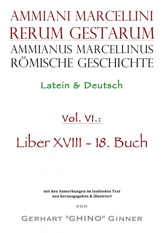 Cover-Bild Ammianus Marcellinus römische Geschichte VI