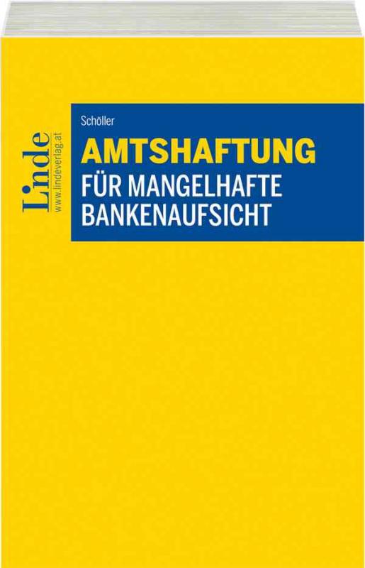 Cover-Bild Amtshaftung für mangelhafte Bankenaufsicht