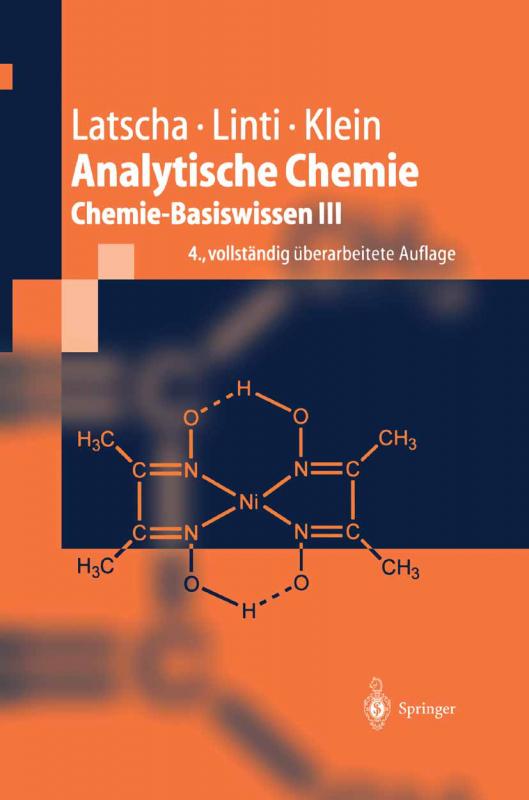 Cover-Bild Analytische Chemie