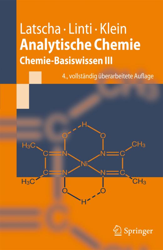 Cover-Bild Analytische Chemie