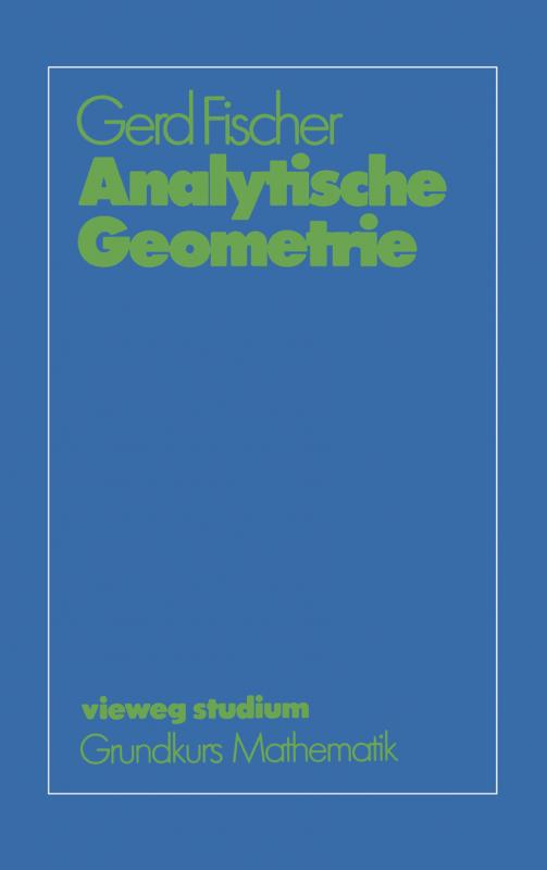 Cover-Bild Analytische Geometrie