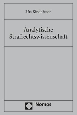 Cover-Bild Analytische Strafrechtswissenschaft