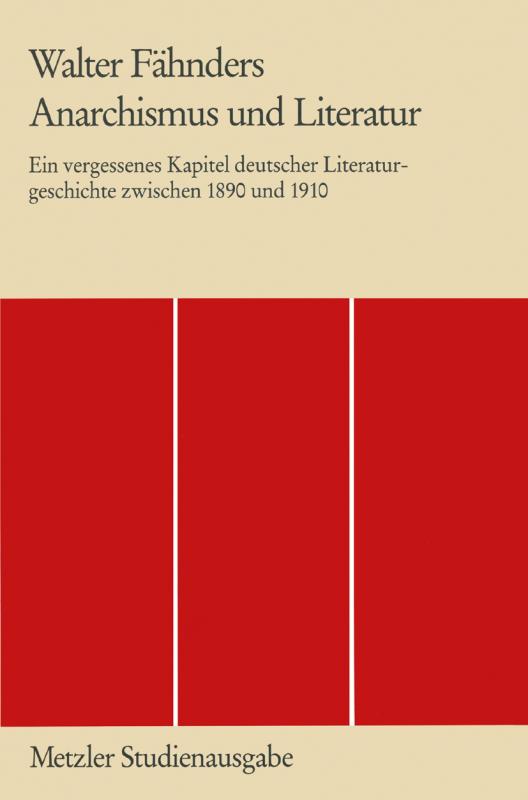 Cover-Bild Anarchismus und Literatur