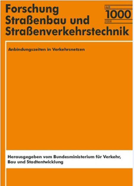 Cover-Bild Anbindungszeiten in Verkehrsnetzen