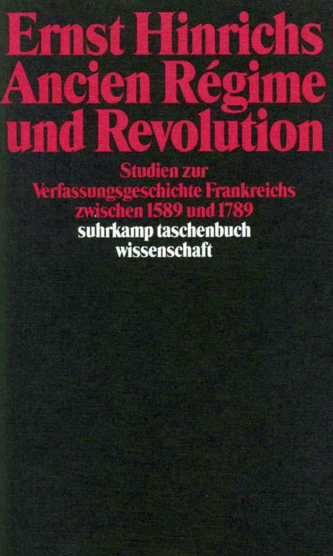 Cover-Bild Ancien Régime und Revolution