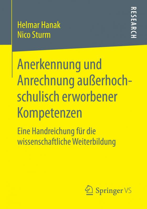 Cover-Bild Anerkennung und Anrechnung außerhochschulisch erworbener Kompetenzen