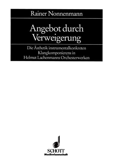 Cover-Bild Angebot durch Verweigerung