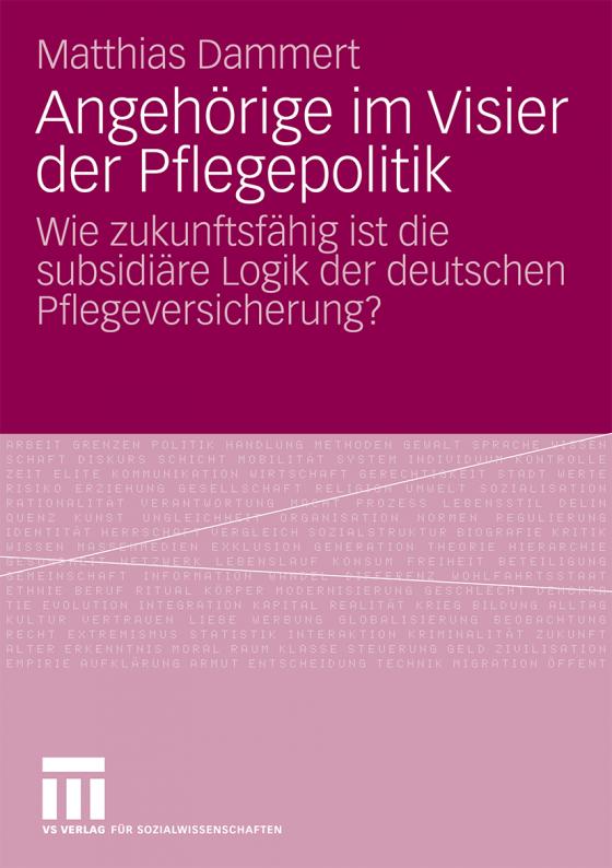 Cover-Bild Angehörige im Visier der Pflegepolitik