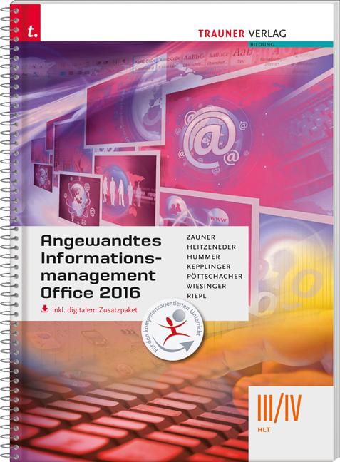 Cover-Bild Angewandtes Informationsmanagement III/IV HLT Office 2016 inkl. digitalem Zusatzpaket