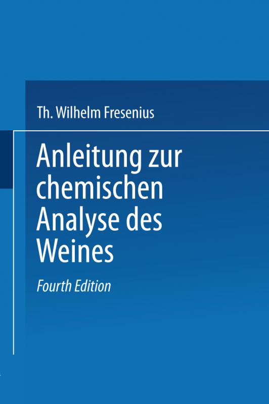 Cover-Bild Anleitung zur chemischen Analyse des Weines
