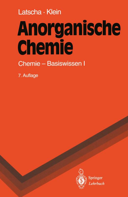 Cover-Bild Anorganische Chemie