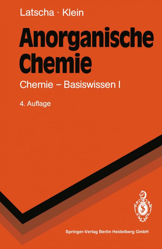 Cover-Bild Anorganische Chemie