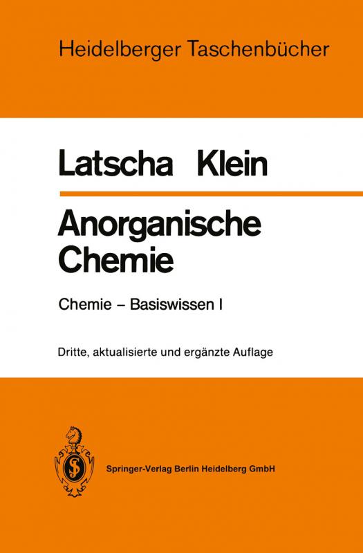 Cover-Bild Anorganische Chemie