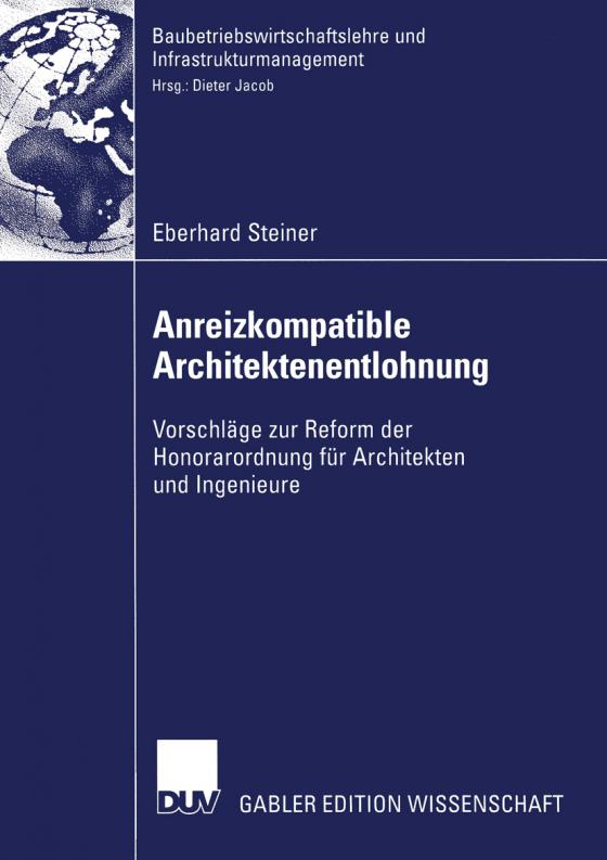 Cover-Bild Anreizkompatible Architektenentlohnung