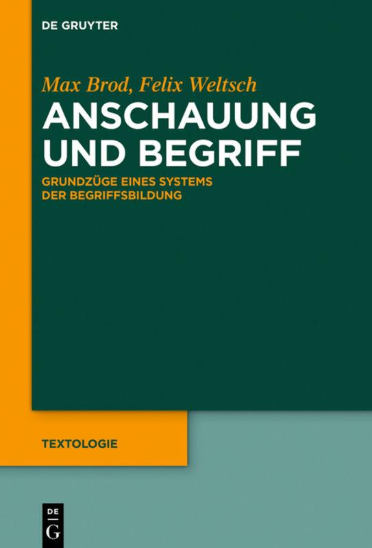 Cover-Bild Anschauung und Begriff