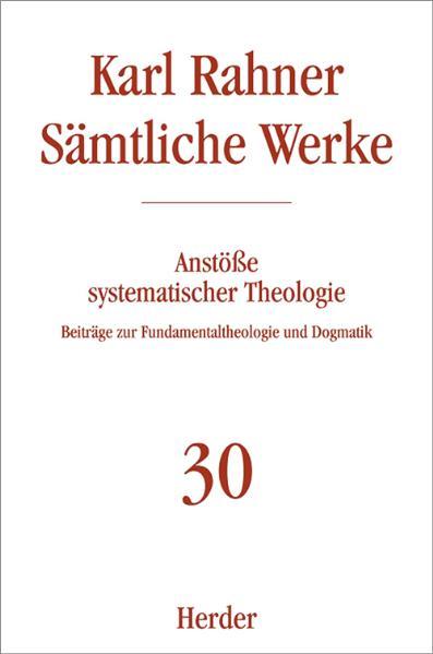 Cover-Bild Anstöße systematischer Theologie