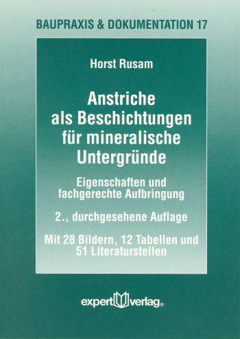 Cover-Bild Anstriche als Beschichtungen für mineralische Untergründe