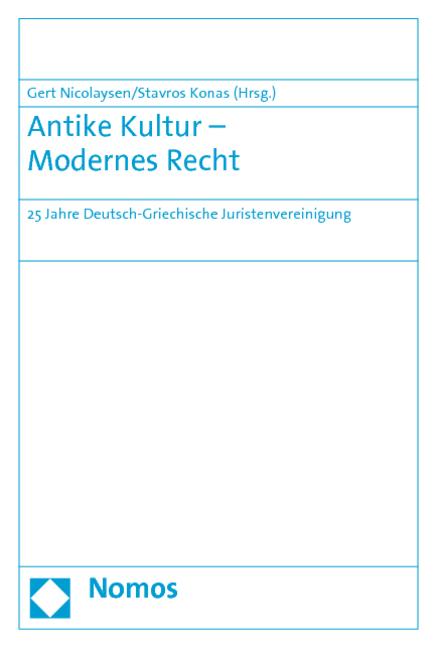 Cover-Bild Antike Kultur - Modernes Recht