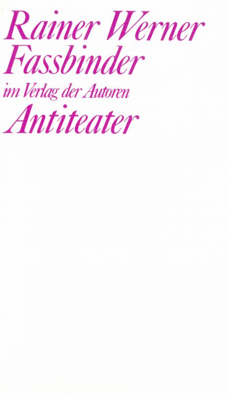 Cover-Bild Antiteater