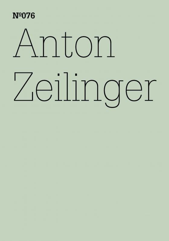 Cover-Bild Anton Zeilinger