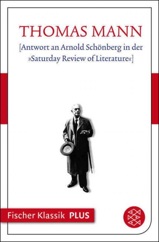 Cover-Bild [Antwort an Arnold Schönberg in der »Saturday Review of Literature«]