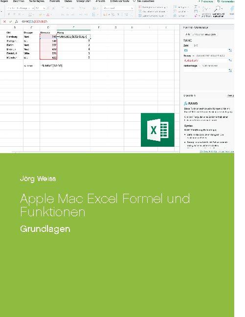 Cover-Bild Apple Mac Excel Formel und Funktionen