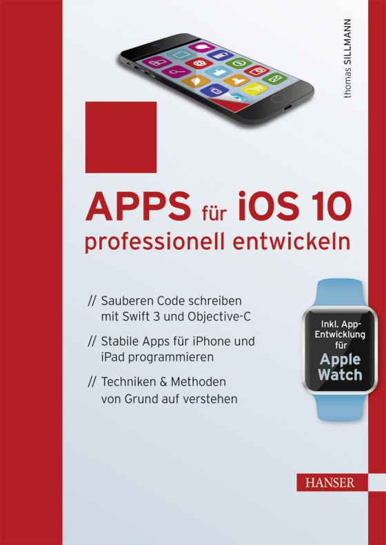 Cover-Bild Apps für iOS 10 professionell entwickeln