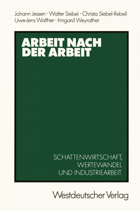 Cover-Bild Arbeit nach der Arbeit