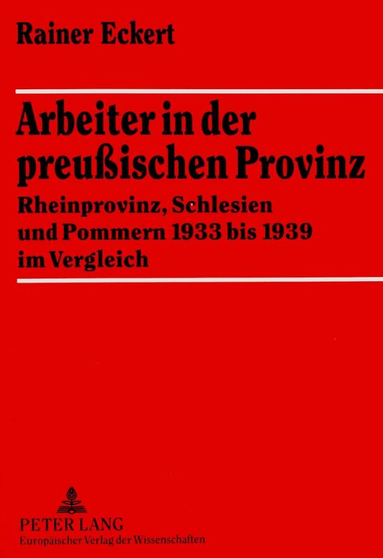 Cover-Bild Arbeiter in der preußischen Provinz