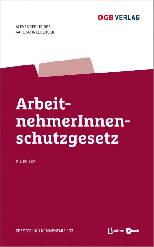 Cover-Bild ArbeitnehmerInnenschutzgesetz