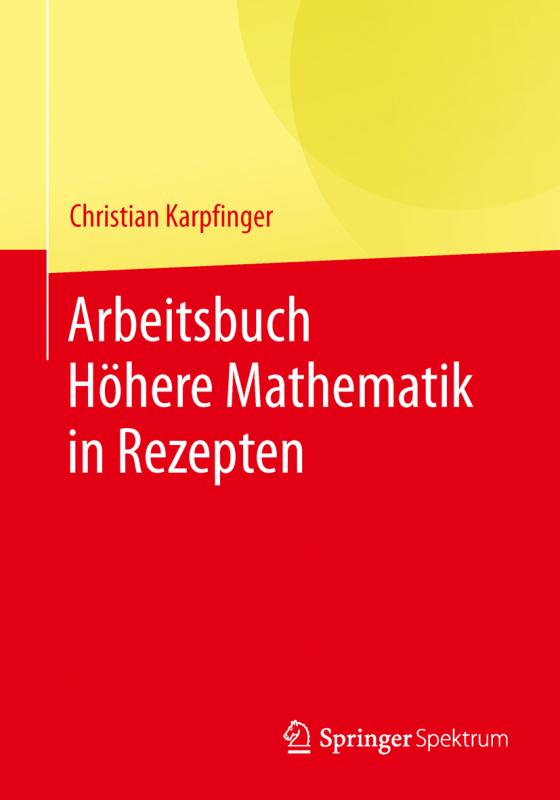 Cover-Bild Arbeitsbuch Höhere Mathematik in Rezepten