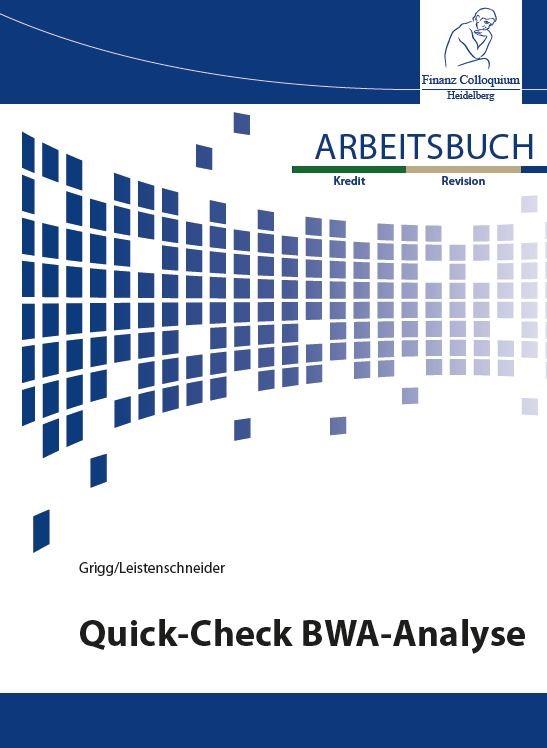 Cover-Bild Arbeitsbuch Quick-Check BWA-Analyse