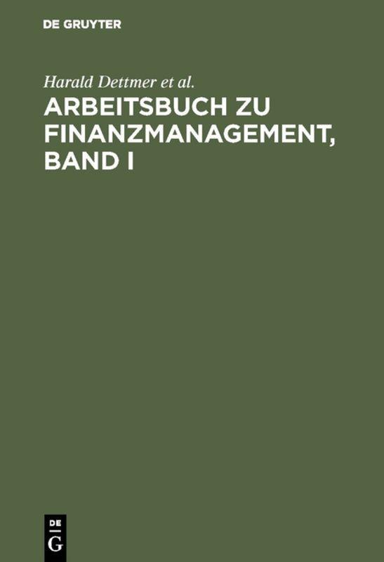 Cover-Bild Arbeitsbuch zu Finanzmanagement, Band I