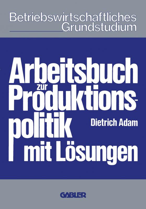 Cover-Bild Arbeitsbuch zur Produktionspolitik