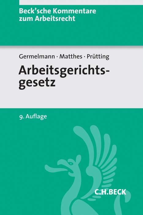 Cover-Bild Arbeitsgerichtsgesetz