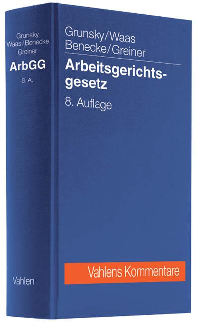 Cover-Bild Arbeitsgerichtsgesetz