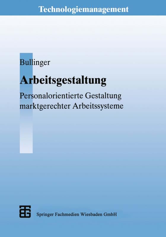 Cover-Bild Arbeitsgestaltung