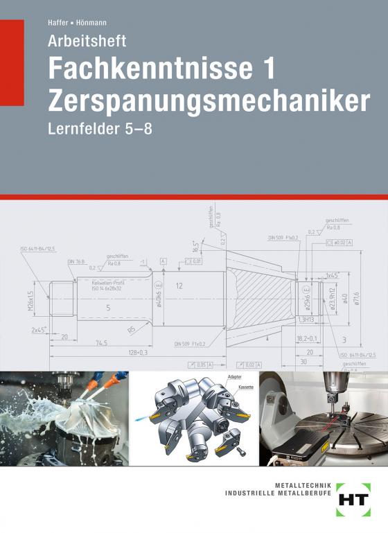 Cover-Bild Arbeitsheft Fachkenntnisse 1 Zerspanungsmechaniker