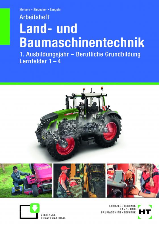 Cover-Bild Arbeitsheft Land- und Baumaschinentechnik